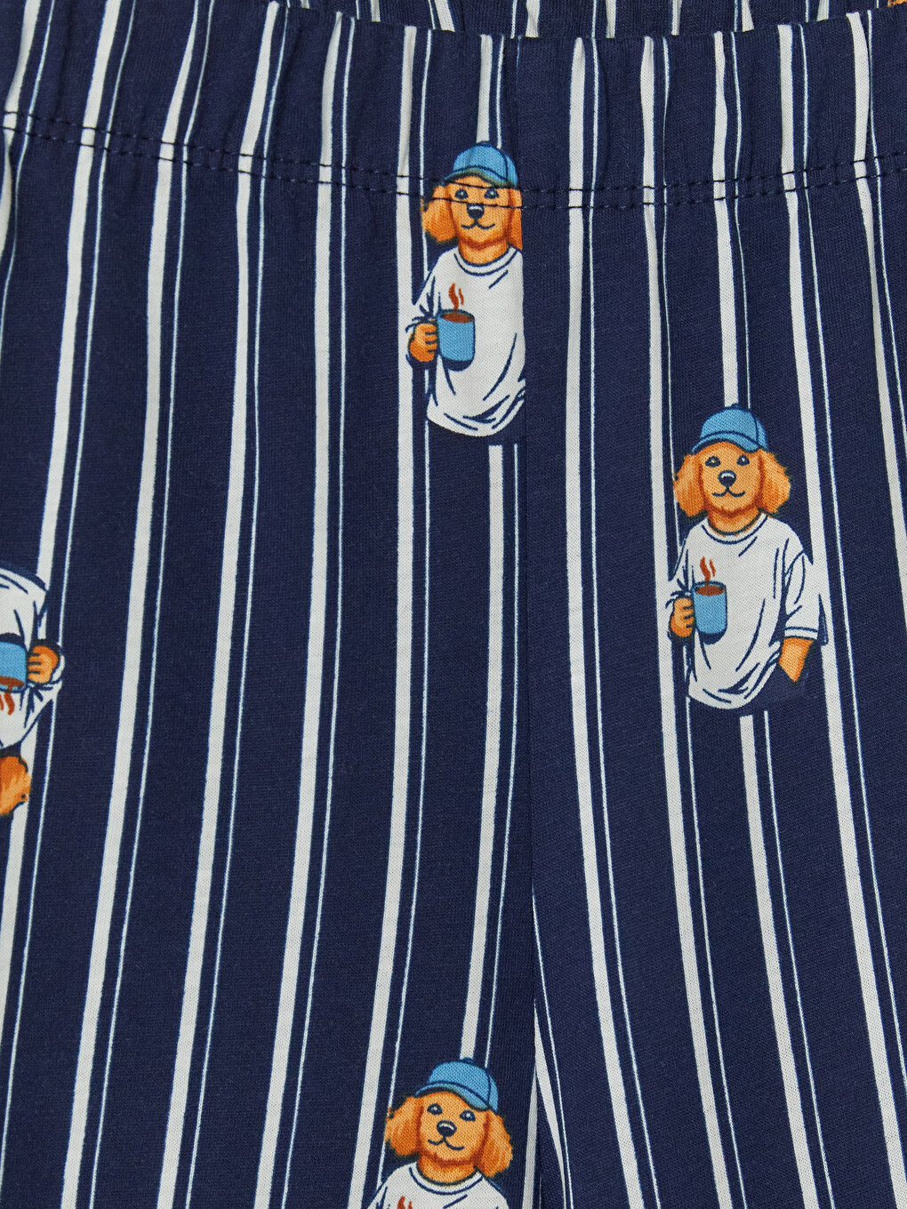 Crew Neck Boys' Pyjamas Set-5