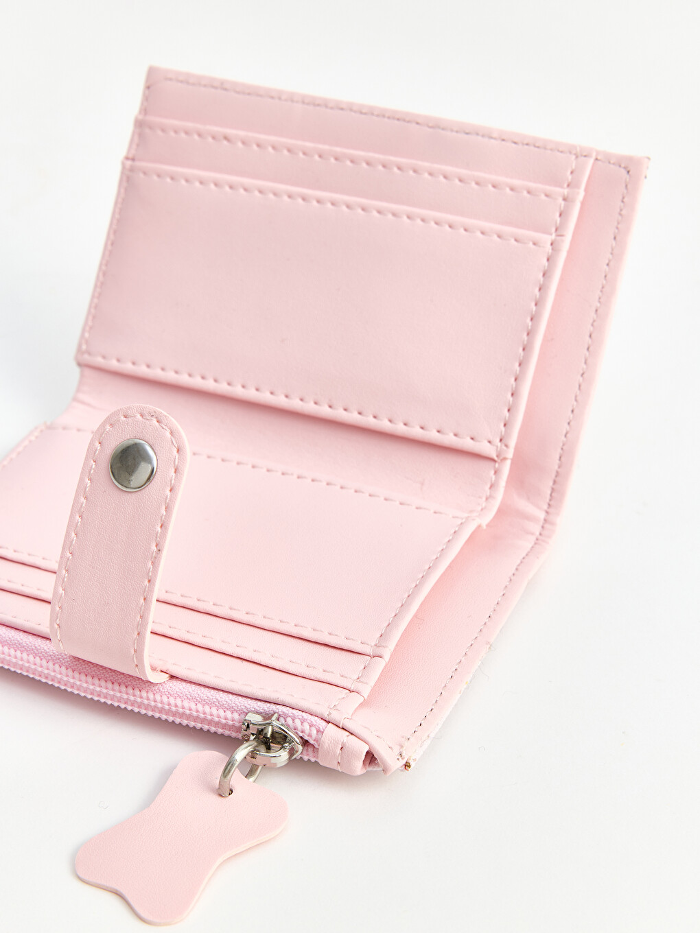 Faux Leather Dog Printed Girls' Wallet-4