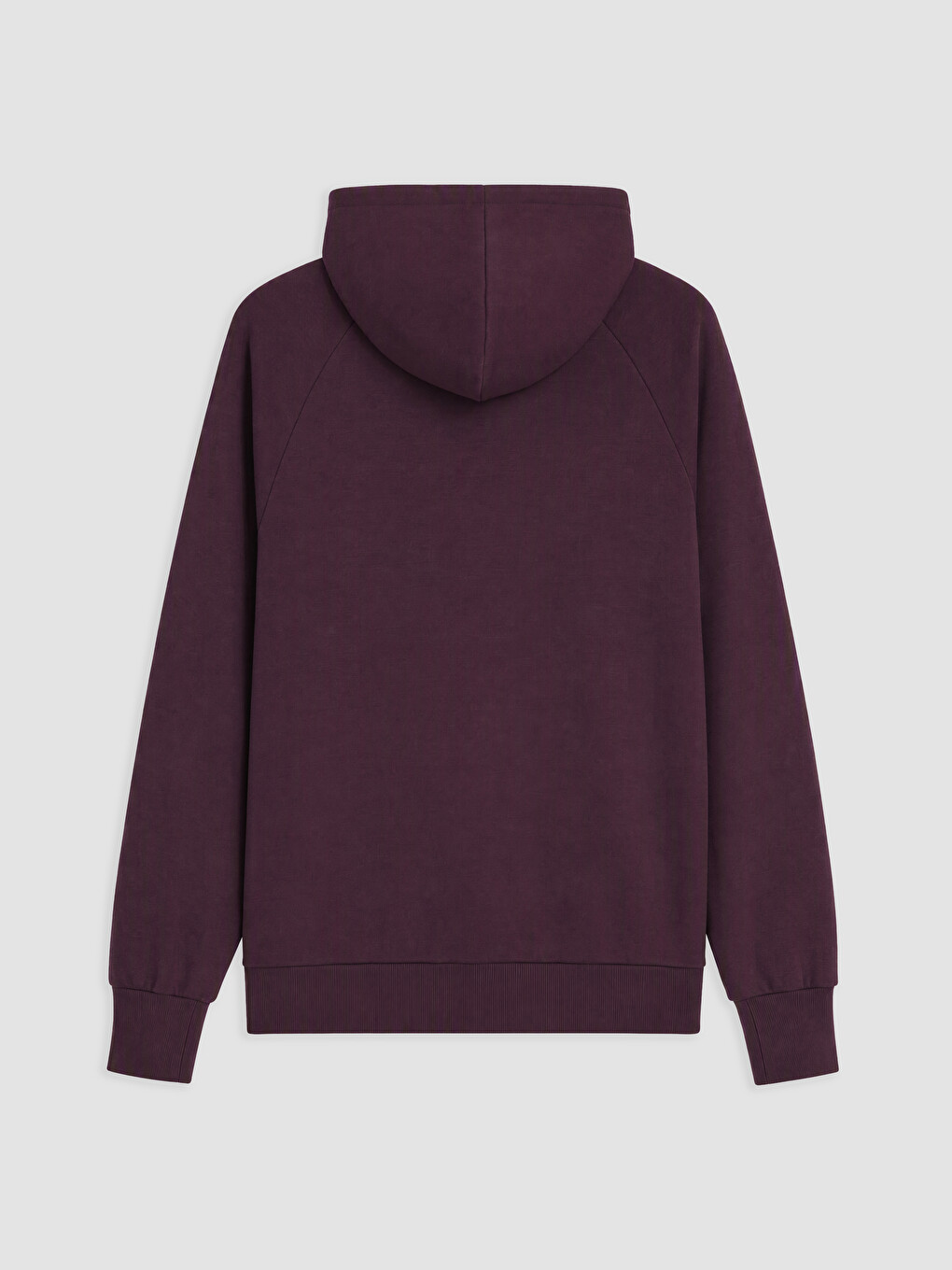 Mürdüm Oversize Soft Touch Kadın Hoodie-1