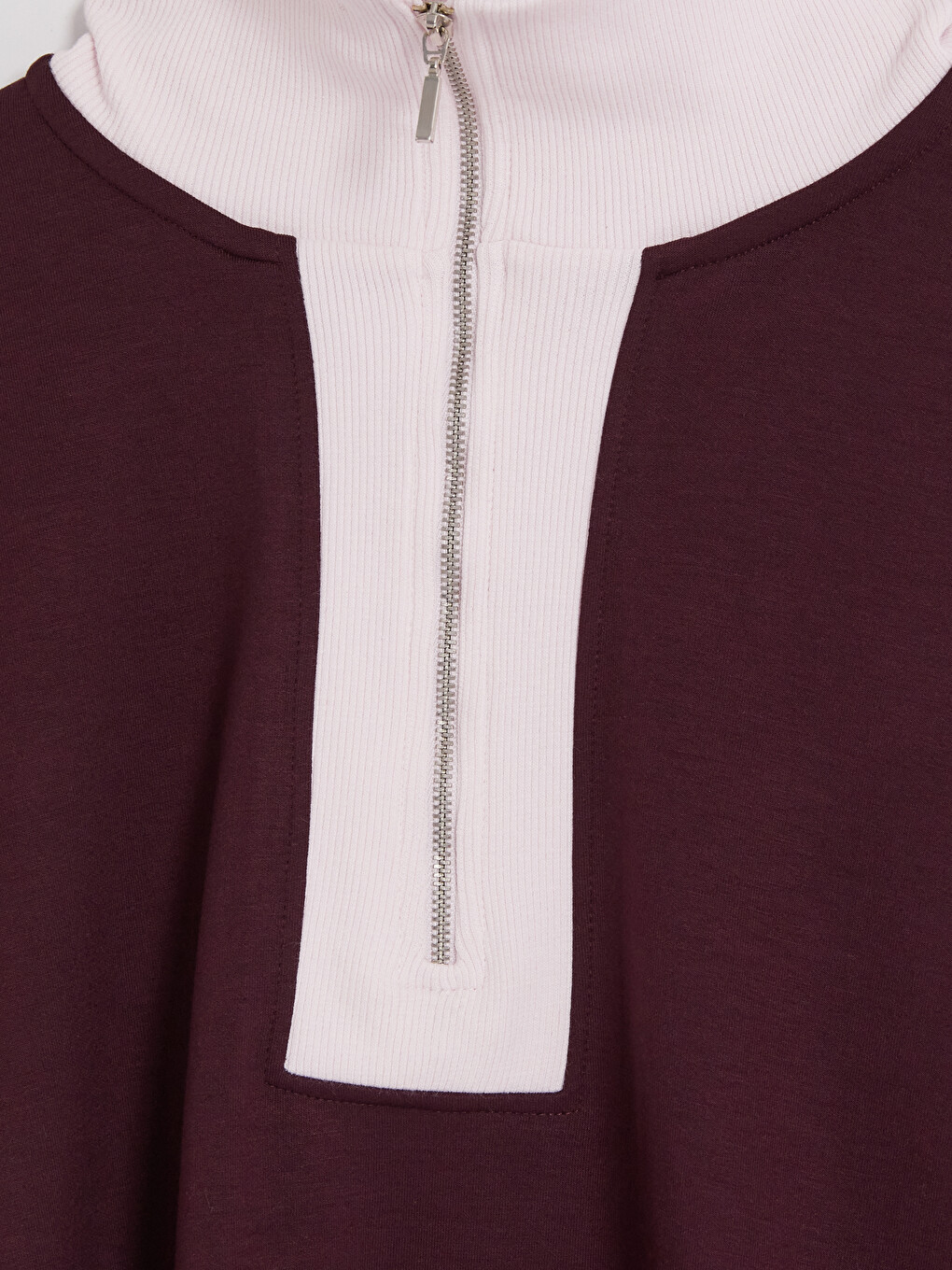 Mürdüm Soft Touch Oversize Kadın Sweatshirt-5