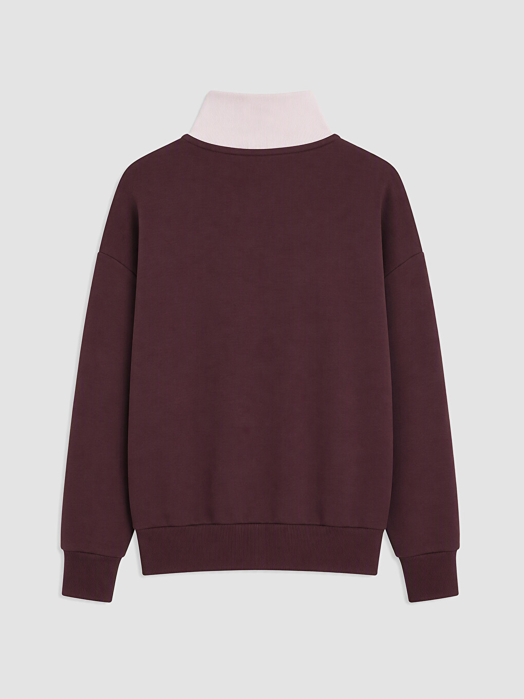 Mürdüm Soft Touch Oversize Kadın Sweatshirt-6