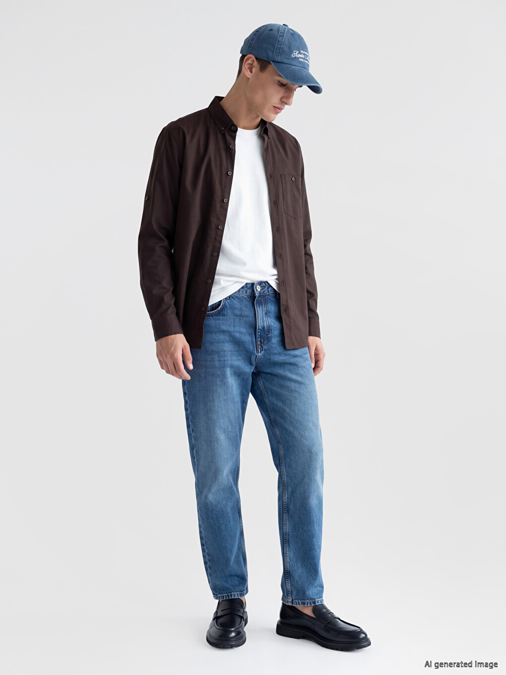 Kahverengi 779 Regular Jean