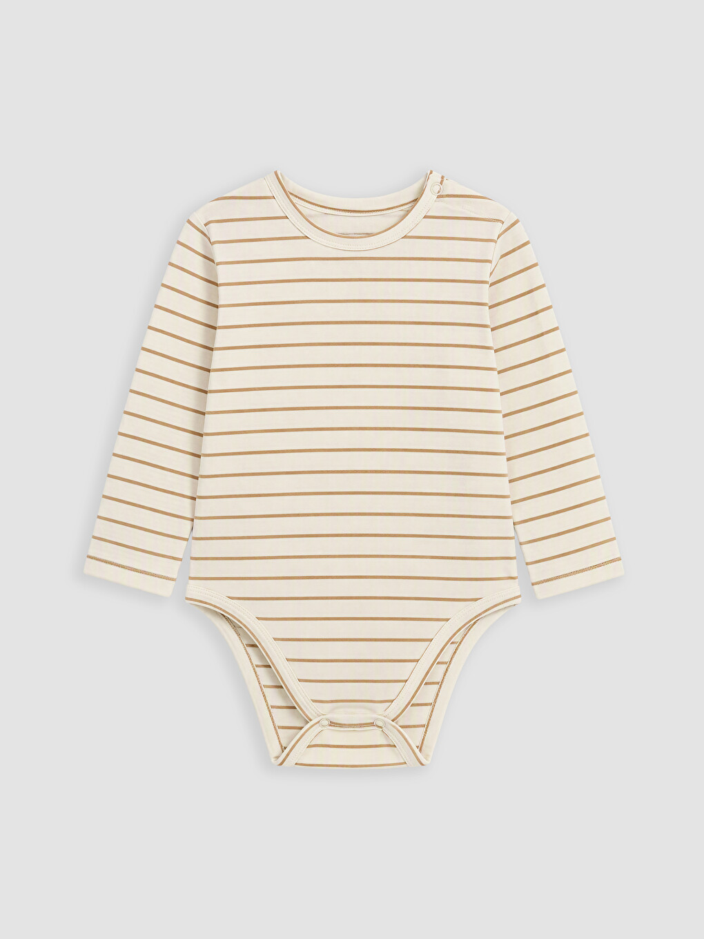 Crew Neck Printed Baby Girls' Snap Bodysuit 3-pack-1