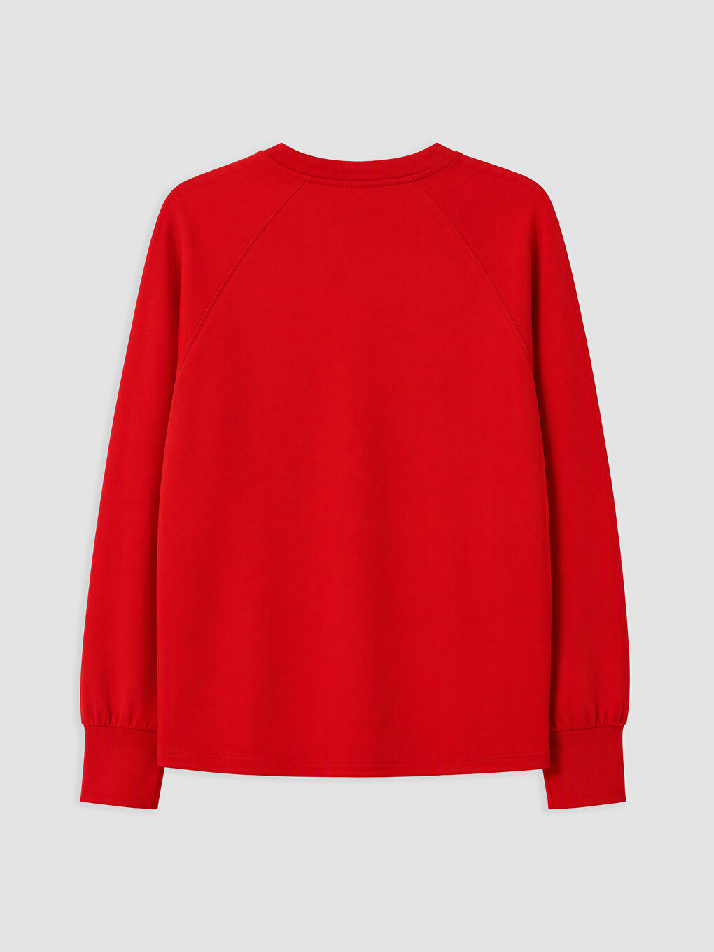 Kırmızı Soft Touch Kadın Spor Sweatshirt-1