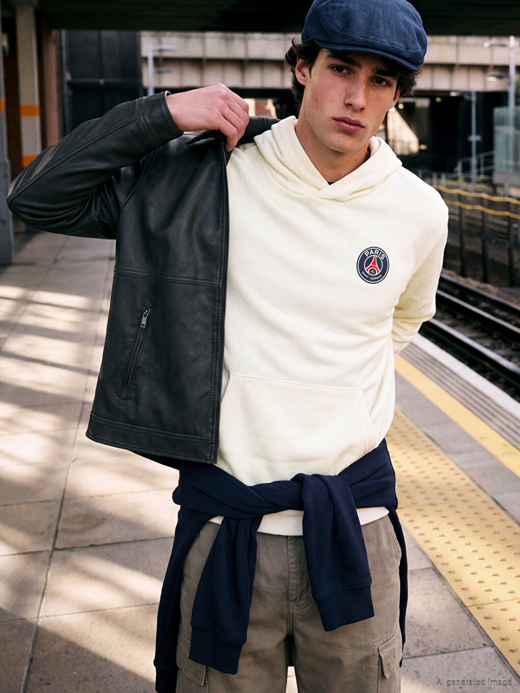 Paris Saint-germain Printed Men's Hoodie