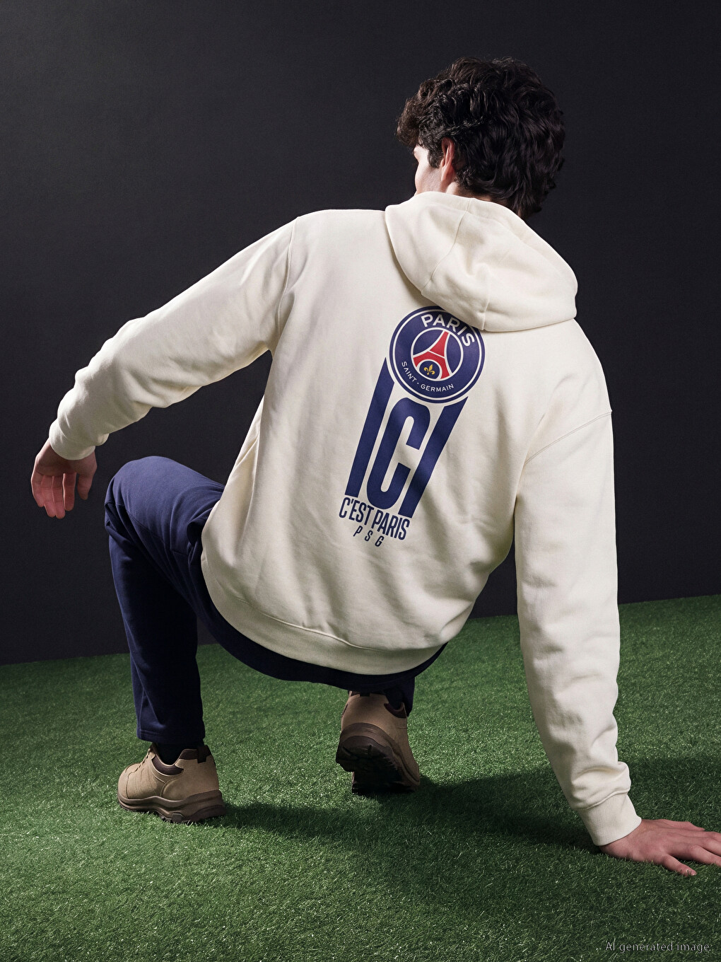 Paris Saint-germain Printed Men's Hoodie-5