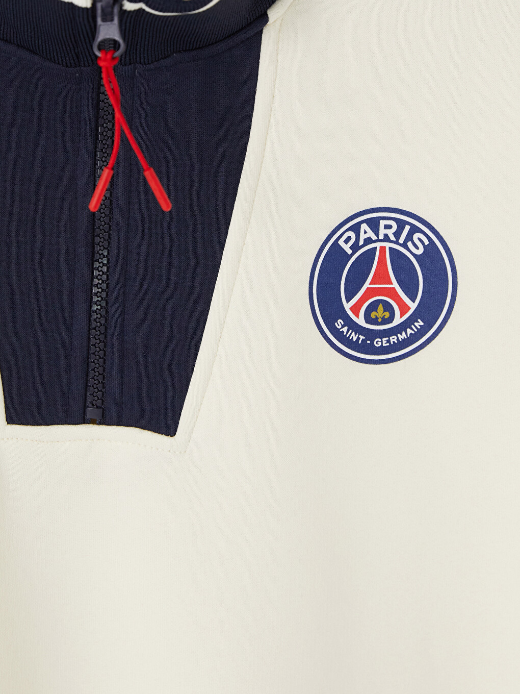 Ekru Paris Saint-germain Baskılı Sweatshirt-2