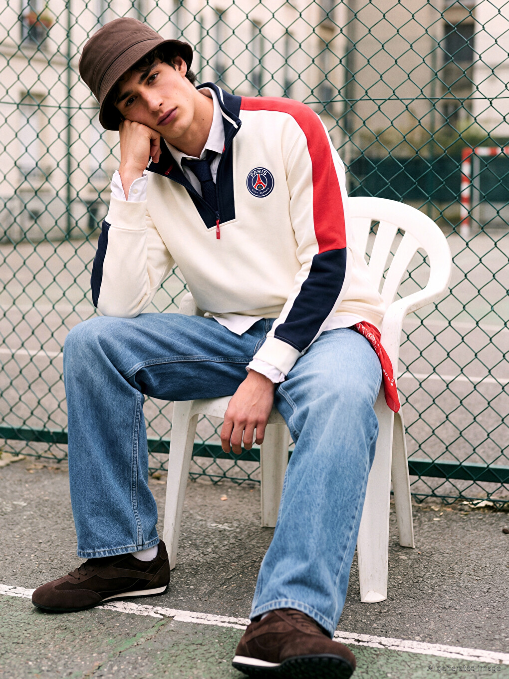 Paris Saint-germain Printed Sweatshirt