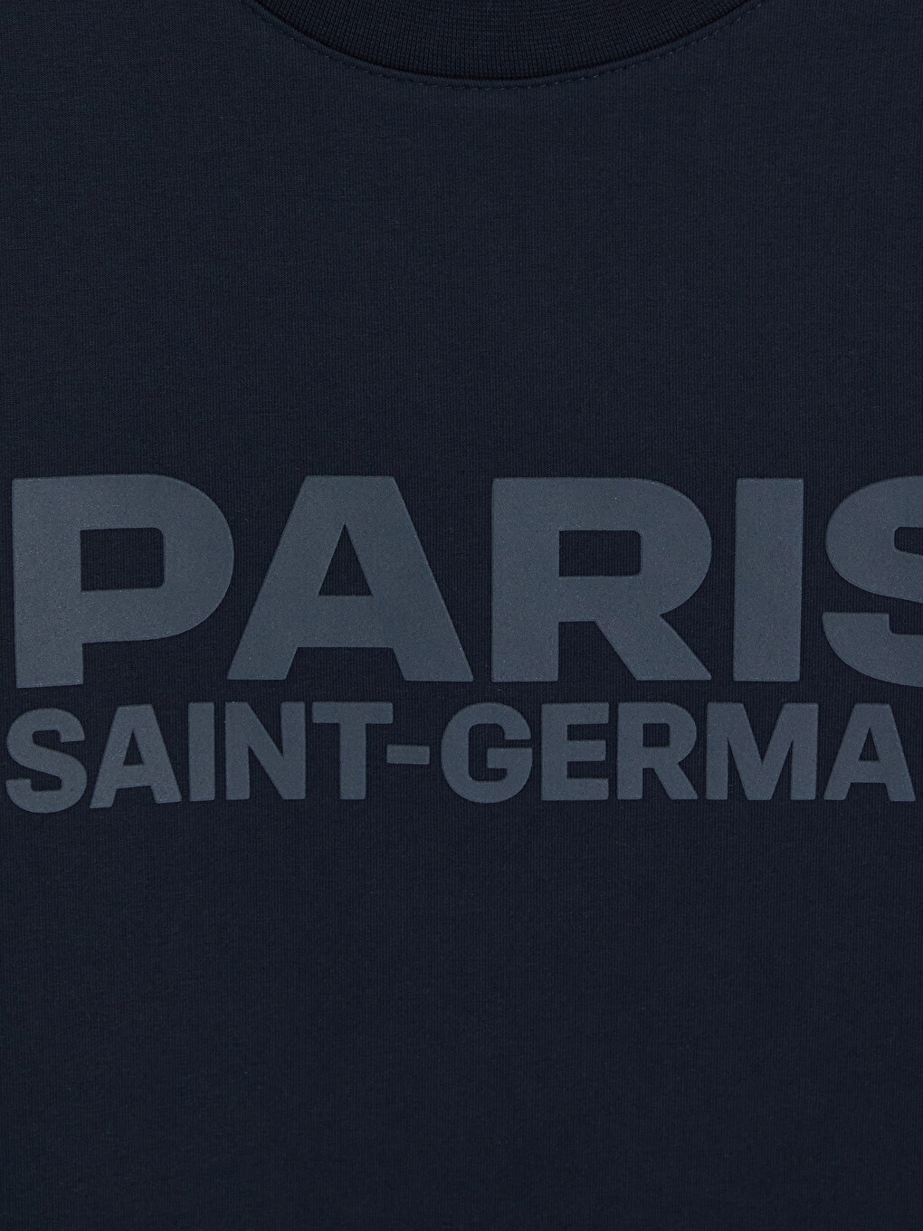 Lacivert Paris Saint-germain Baskılı Erkek Tişört-2