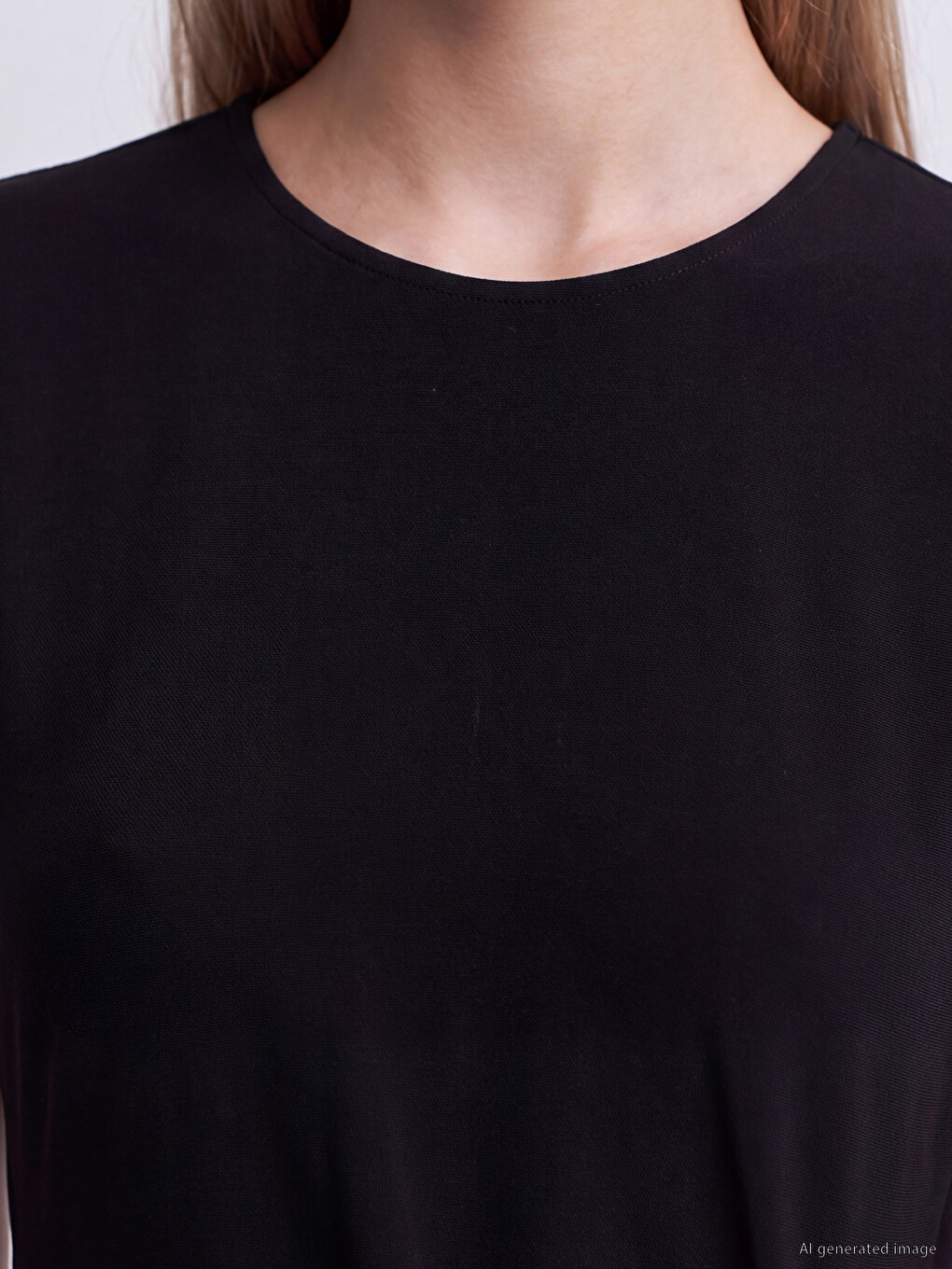 Crew Neck Ruched Dress-2