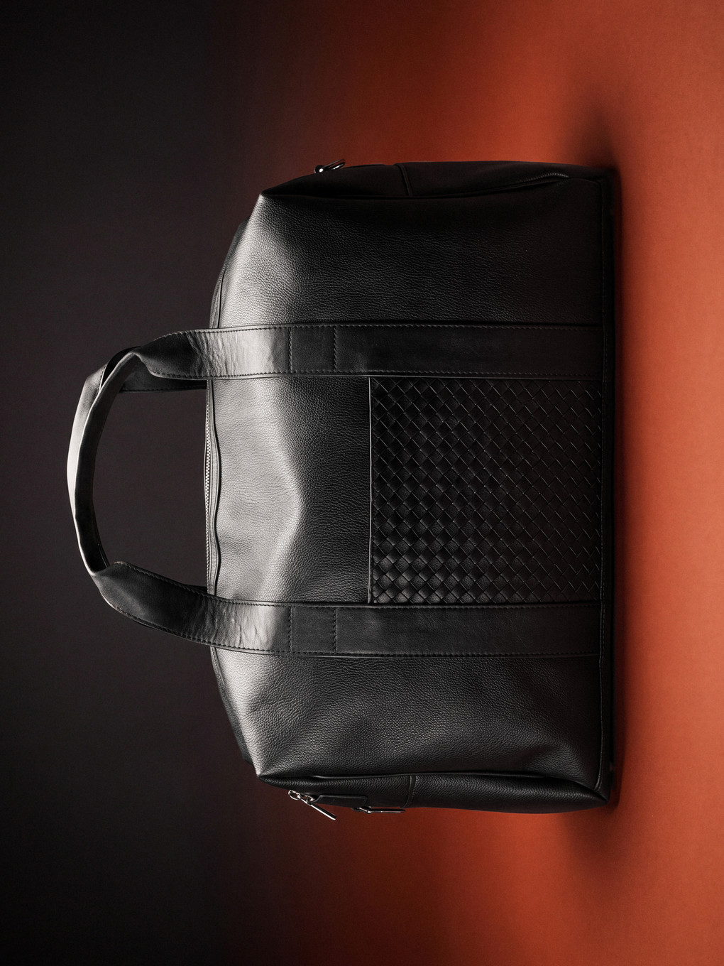  Faux Leather Men's Travel Bag