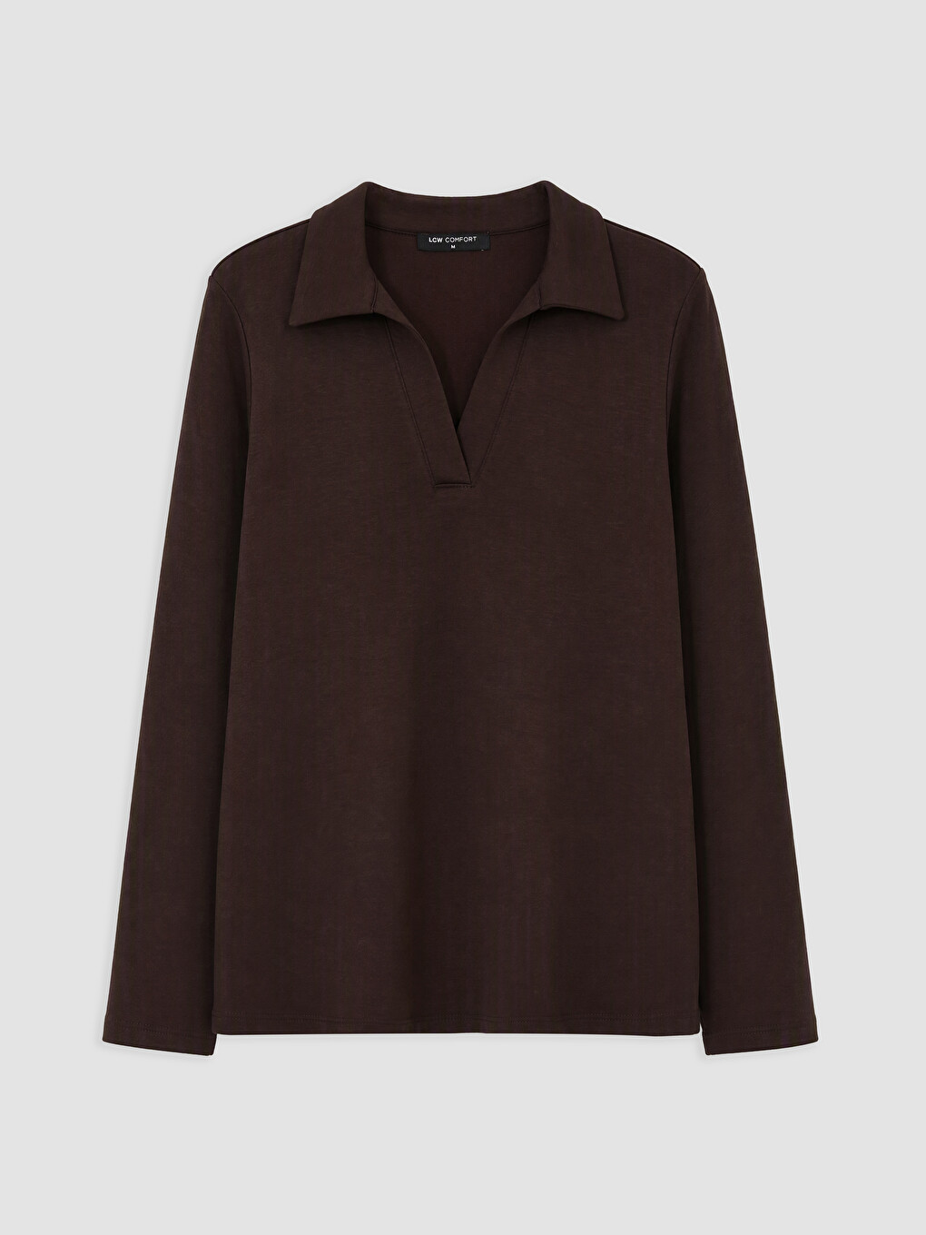 Polo Collar Soft Touch Women's Sweatshirt-4