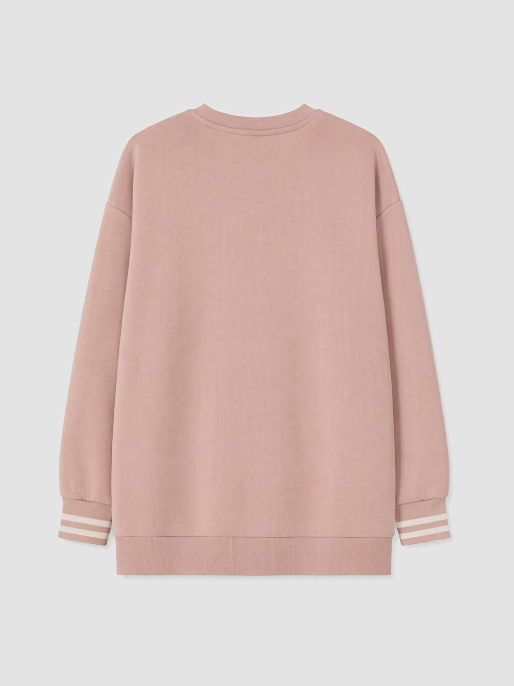 Woman Pink Sweatshirt Tunic-2