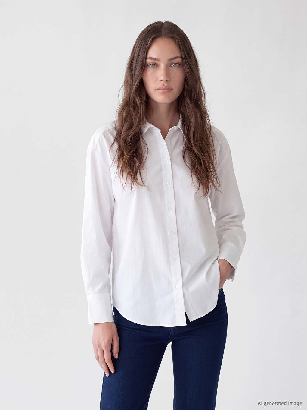 Poplin Women's Shirt Tunic