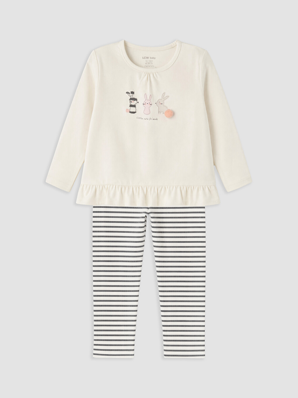 Baby Girl Ecru Set