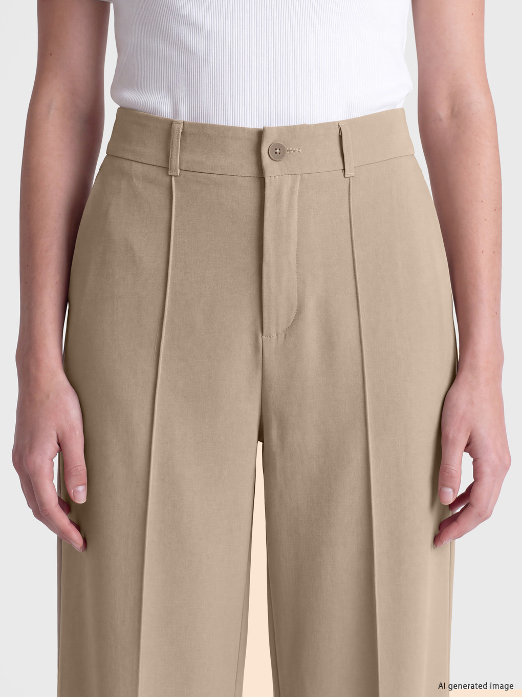 Regular Fit Women's Trousers-3