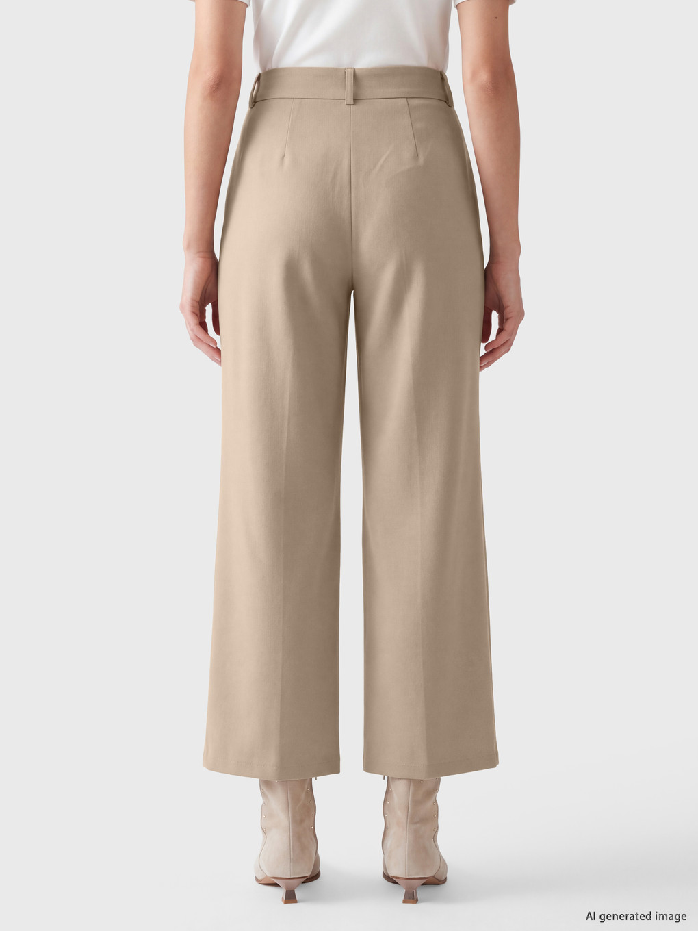 Regular Fit Women's Trousers-4