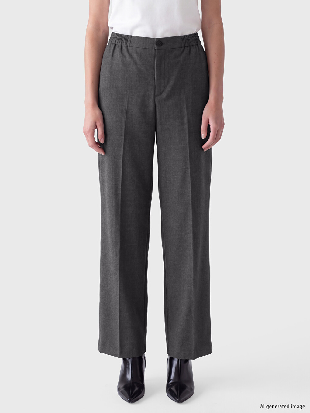 Woman Grey Trousers-1