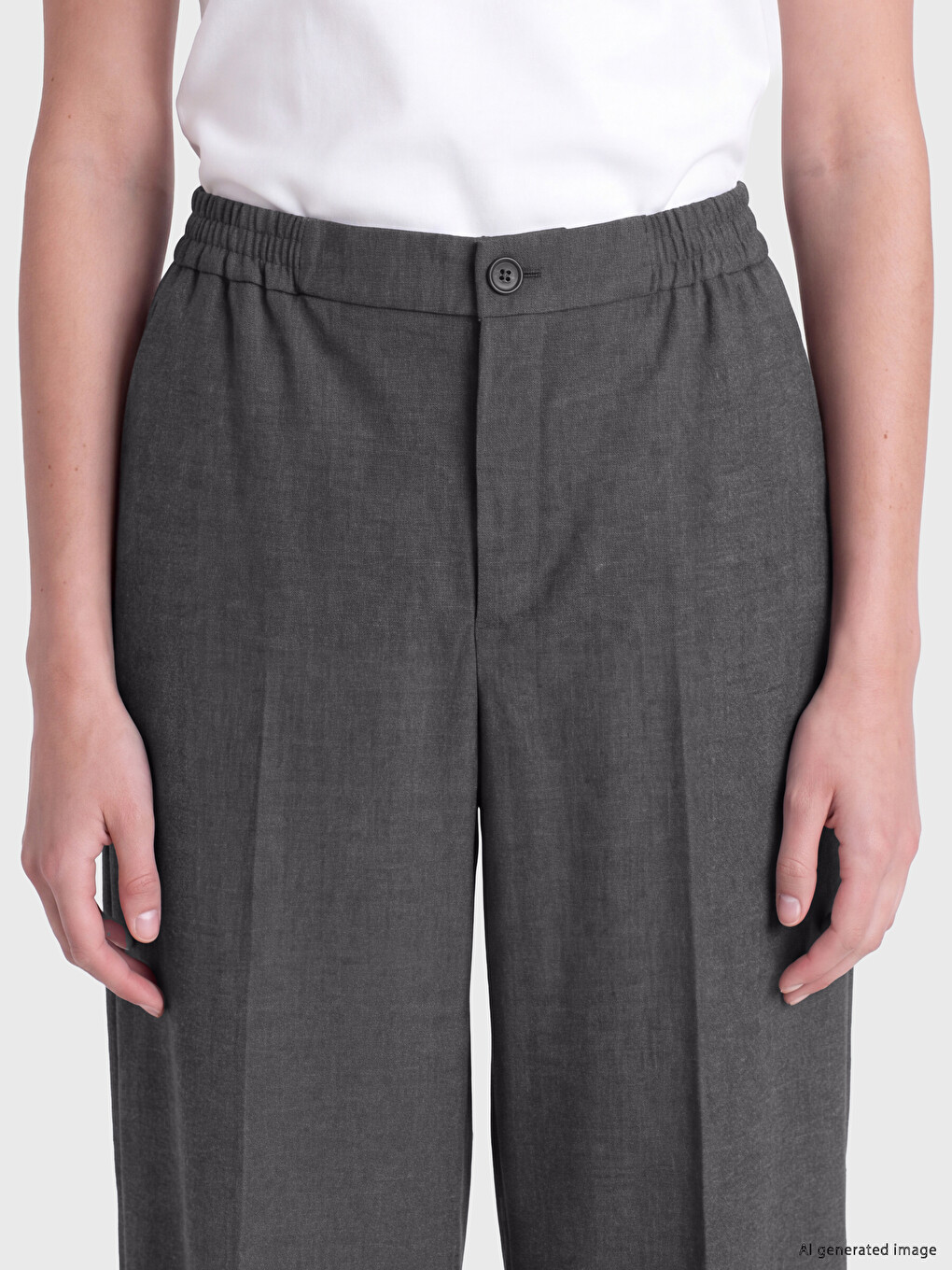 Woman Grey Trousers-2