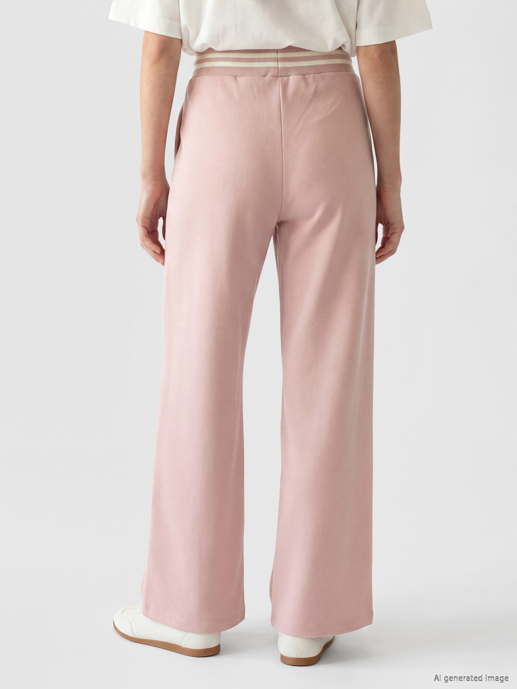 Pembe Soft Touch Kadın Eşofman Altı-3