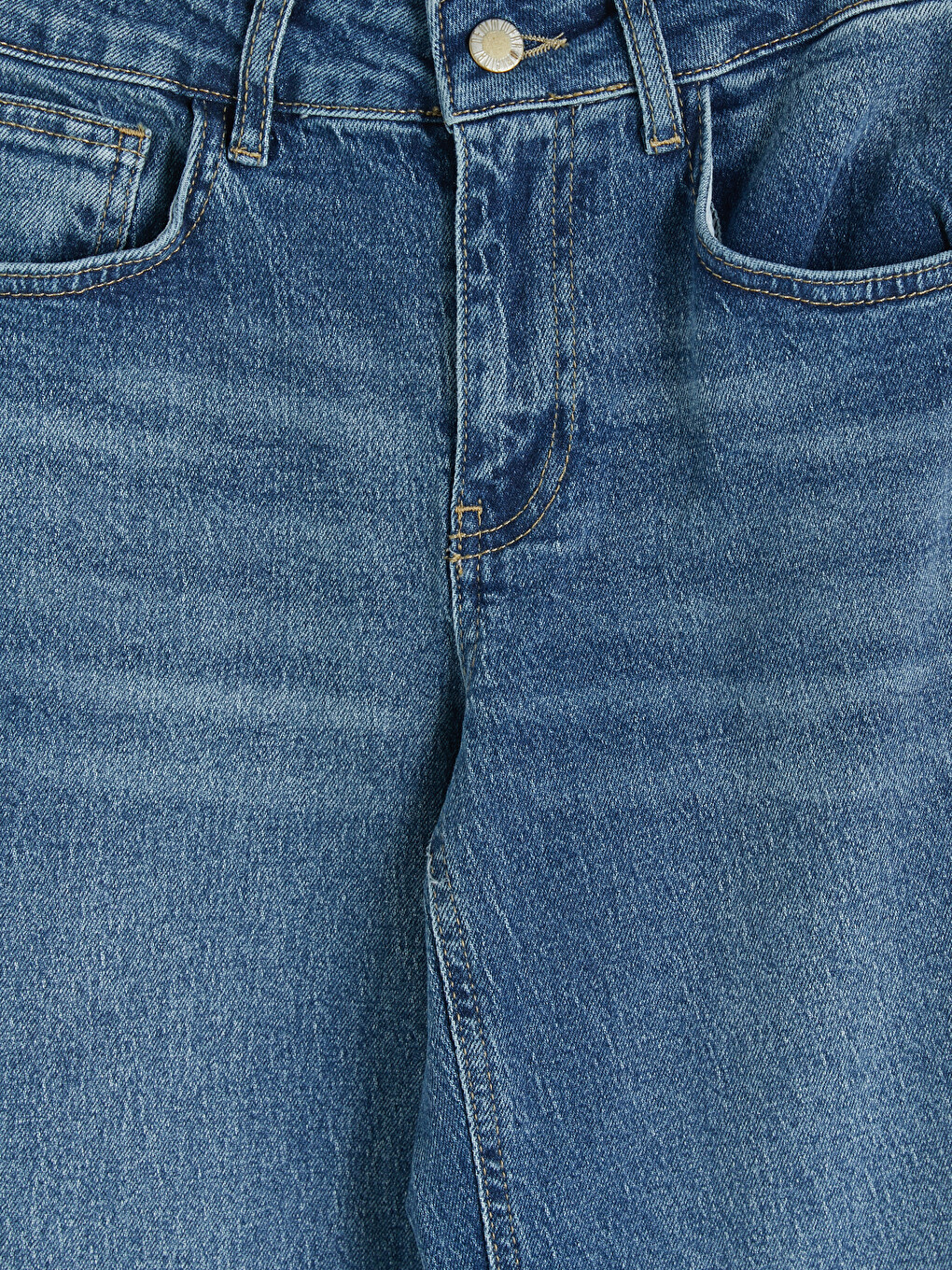 İndigo Petite Straight Fit Kadın Jean Pantolon-5