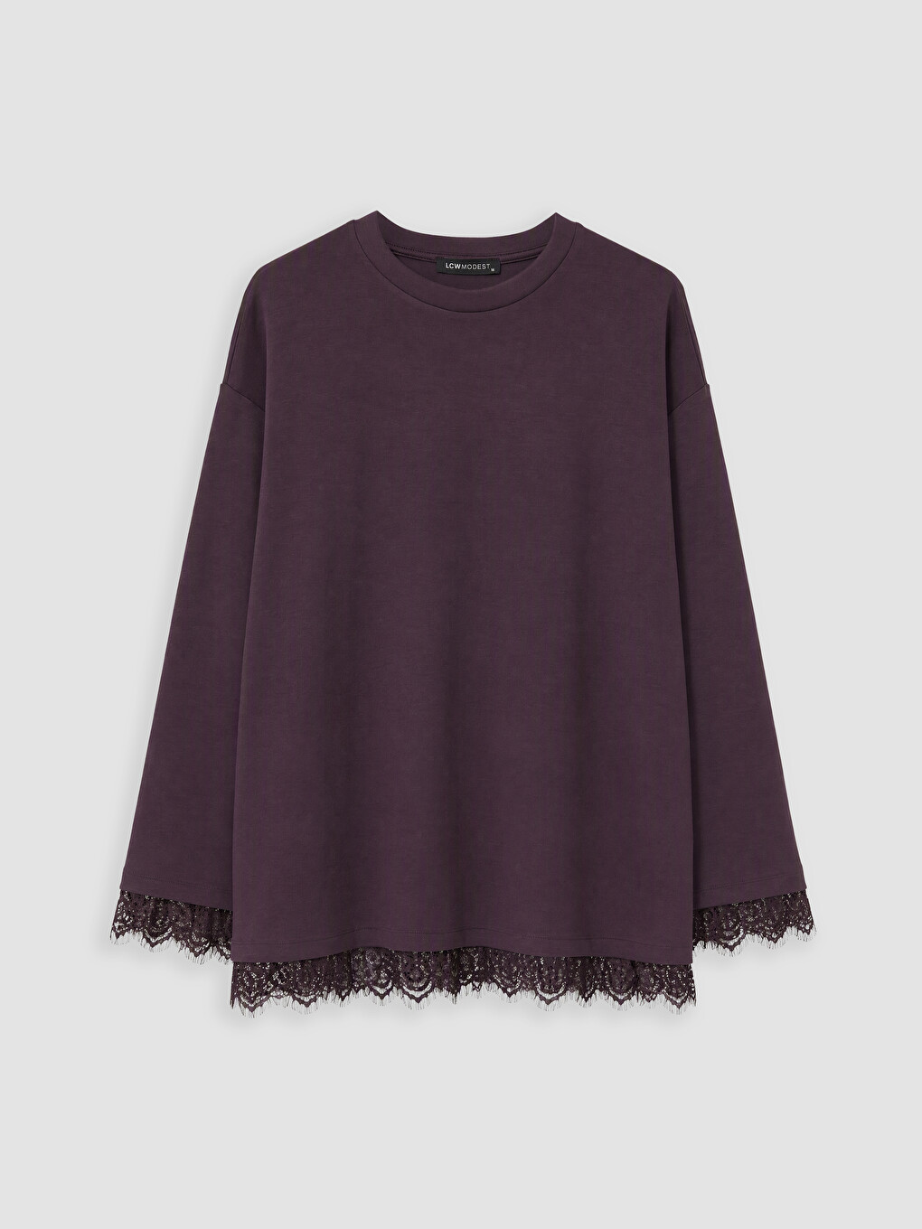 Mürdüm Soft Touch Kadın Sweatshirt Tunik