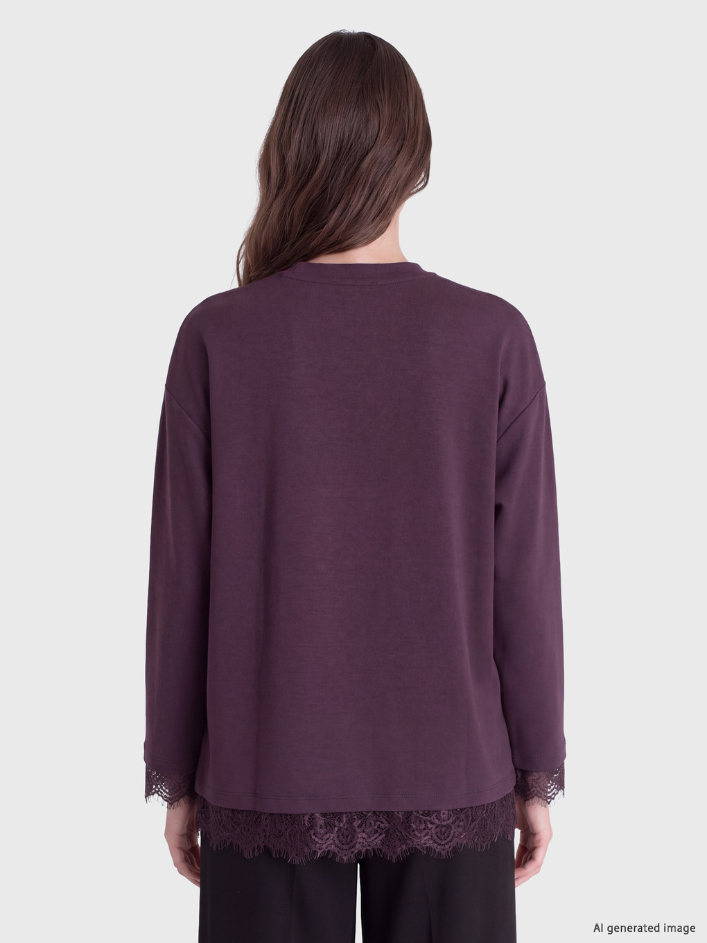 Mürdüm Soft Touch Kadın Sweatshirt Tunik-3