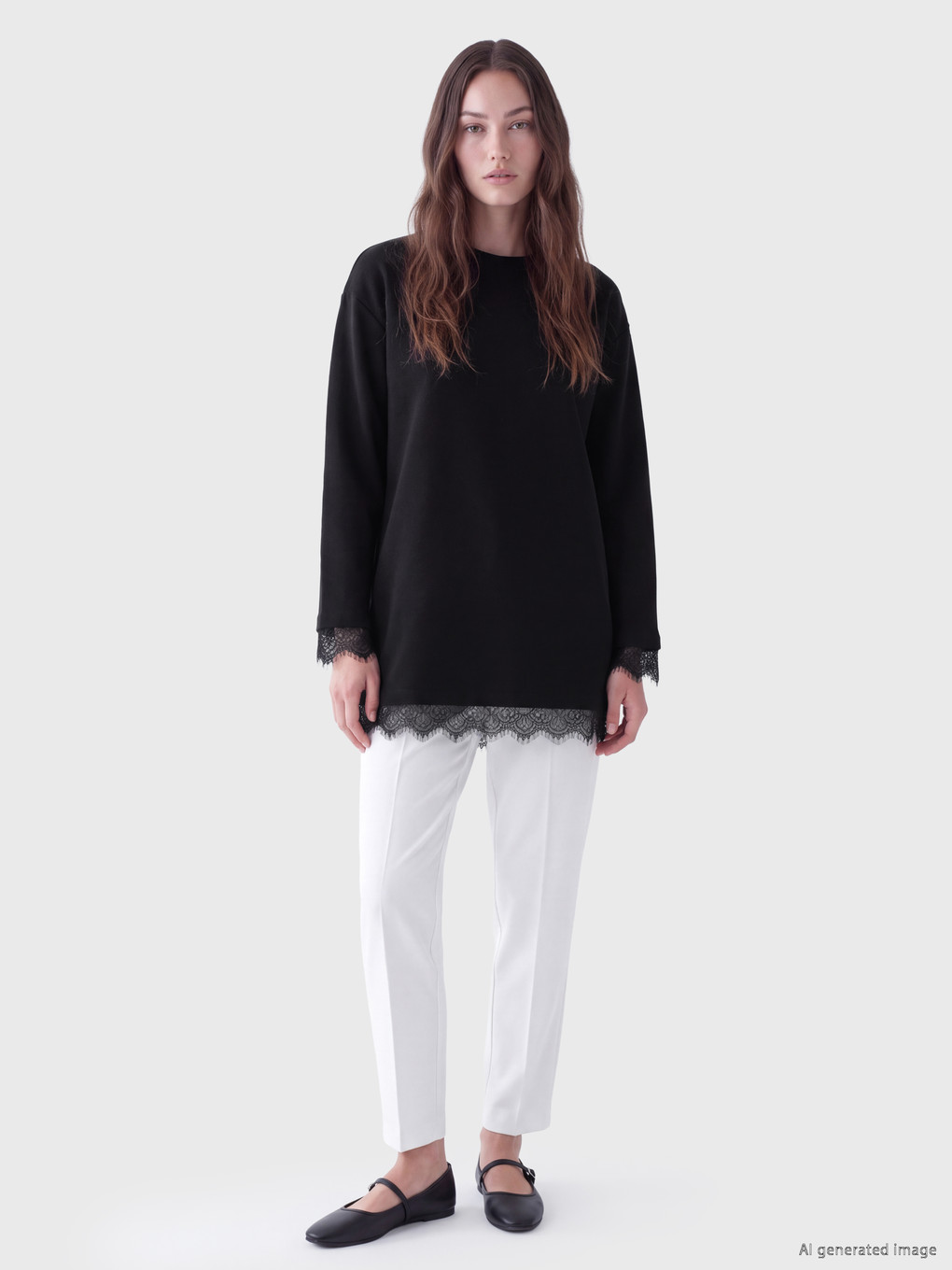 Soft Touch Women's Sweatshirt Tunic-1