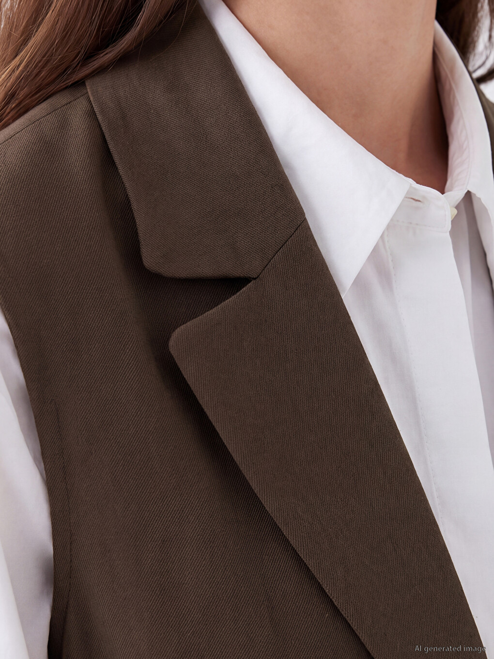 Waist Sashed Women's Classic Waistcoat-3