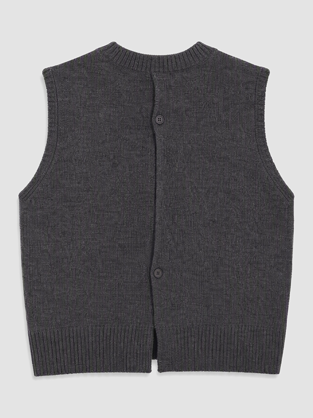 Crew Neck Women's Knitwear Sweater Vest-2