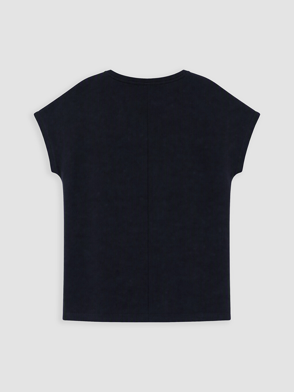 Crew Neck Flower Embellished Blouse-6