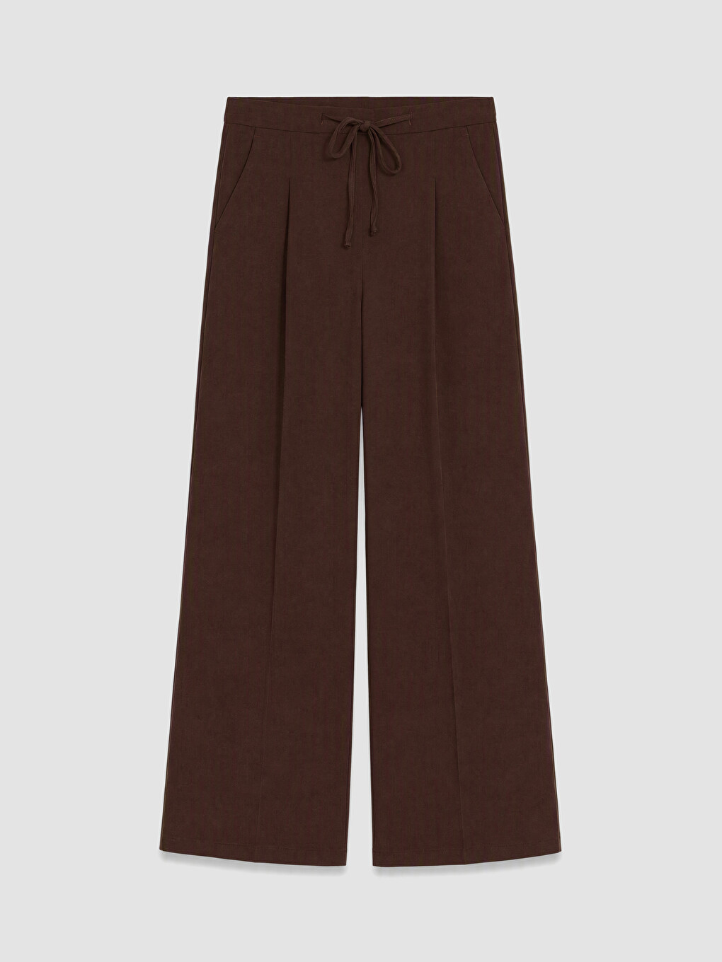 Woman Brown Tailored Trousers-4