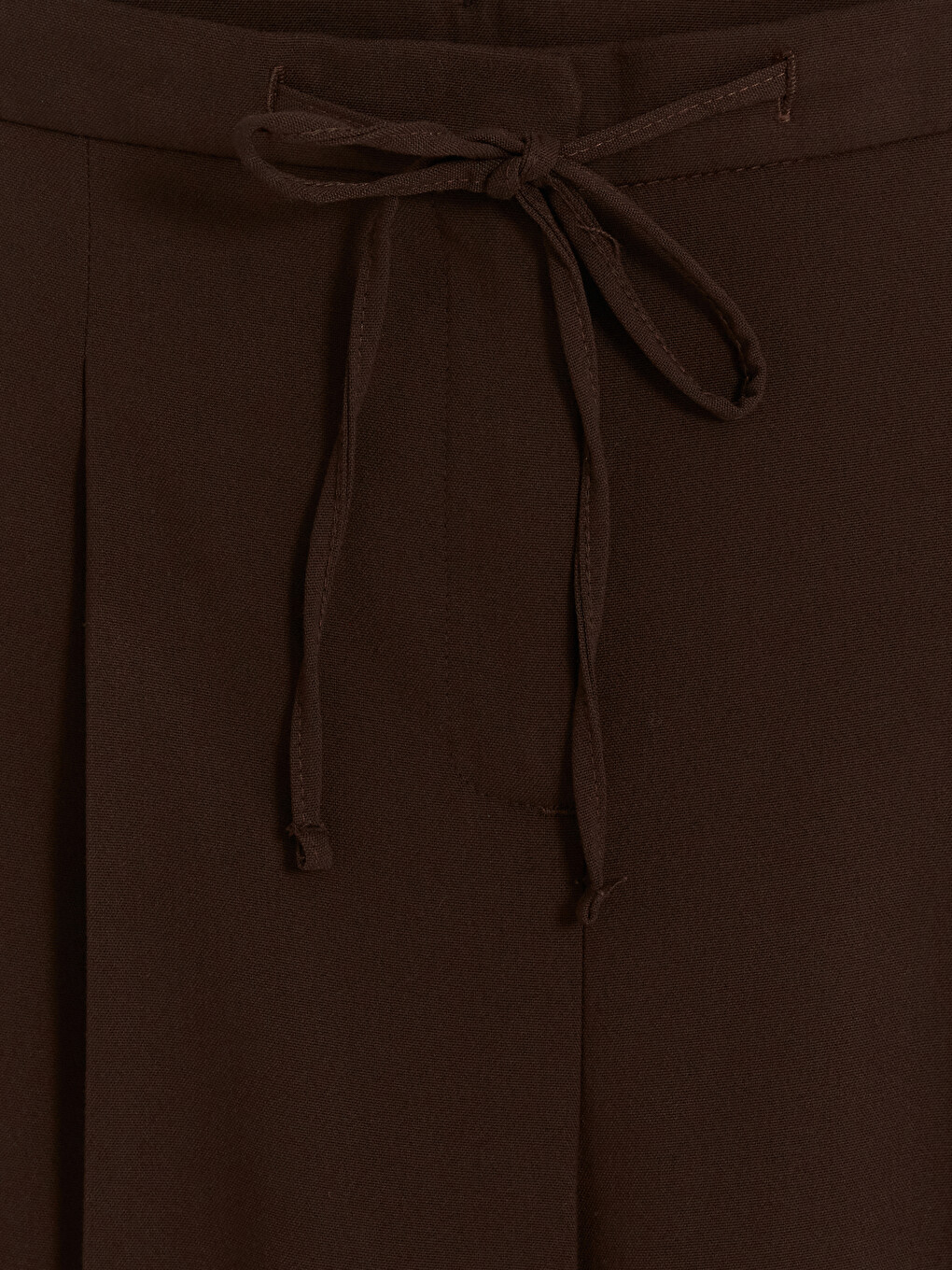 Woman Brown Tailored Trousers-5