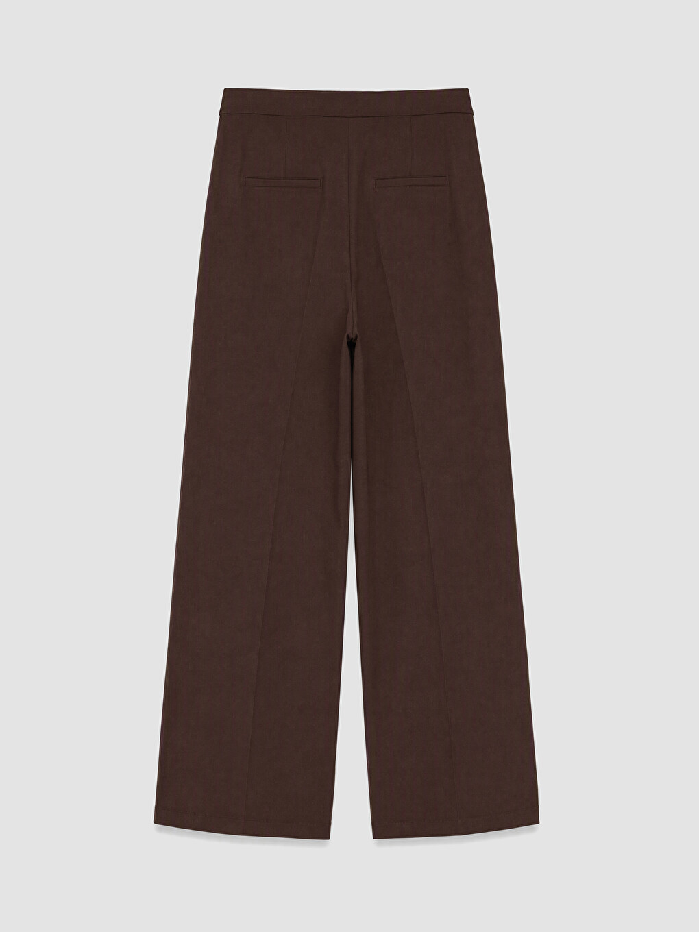 Woman Brown Tailored Trousers-6