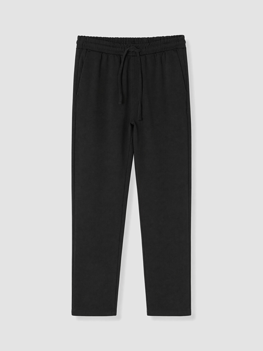 Siyah Slim Fit Erkek Pantolon-4