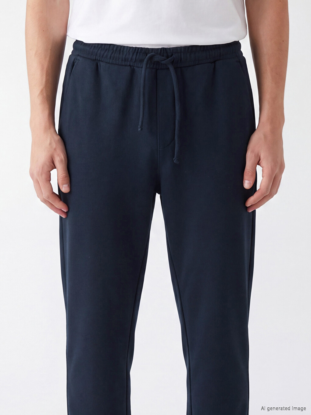 Lacivert Slim Fit Erkek Pantolon-2