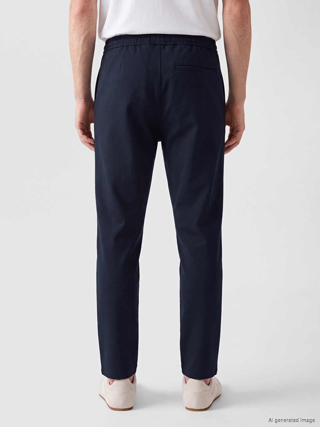 Lacivert Slim Fit Erkek Pantolon-3
