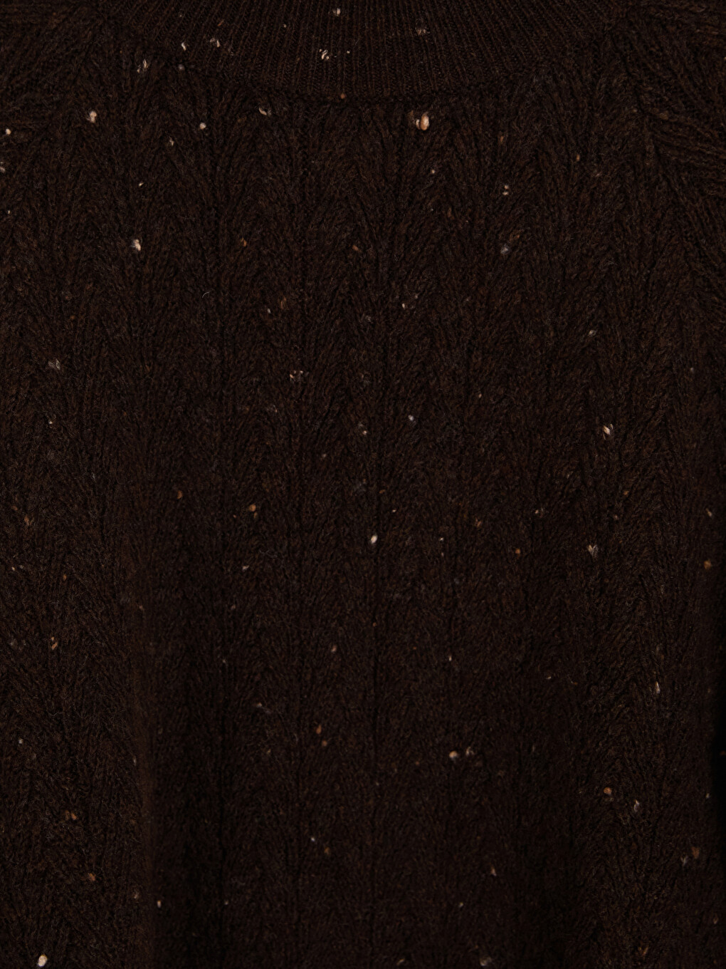Crew Neck Patterned Women's Knitwear Sweater-5