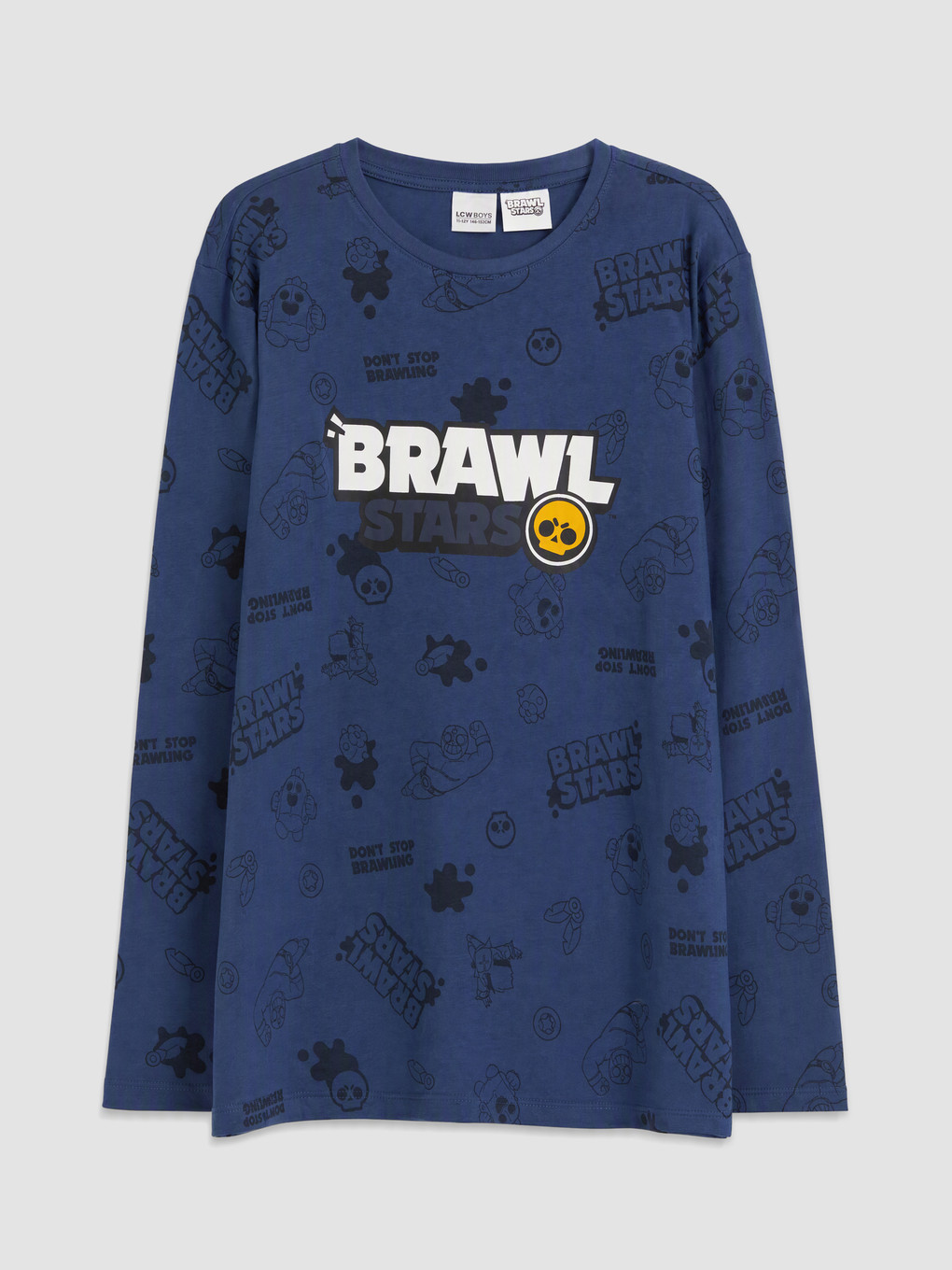 İndigo Brawl Stars Erkek Çocuk Pijama Takım-1