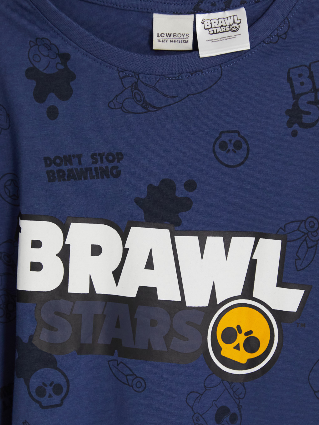 İndigo Brawl Stars Erkek Çocuk Pijama Takım-3