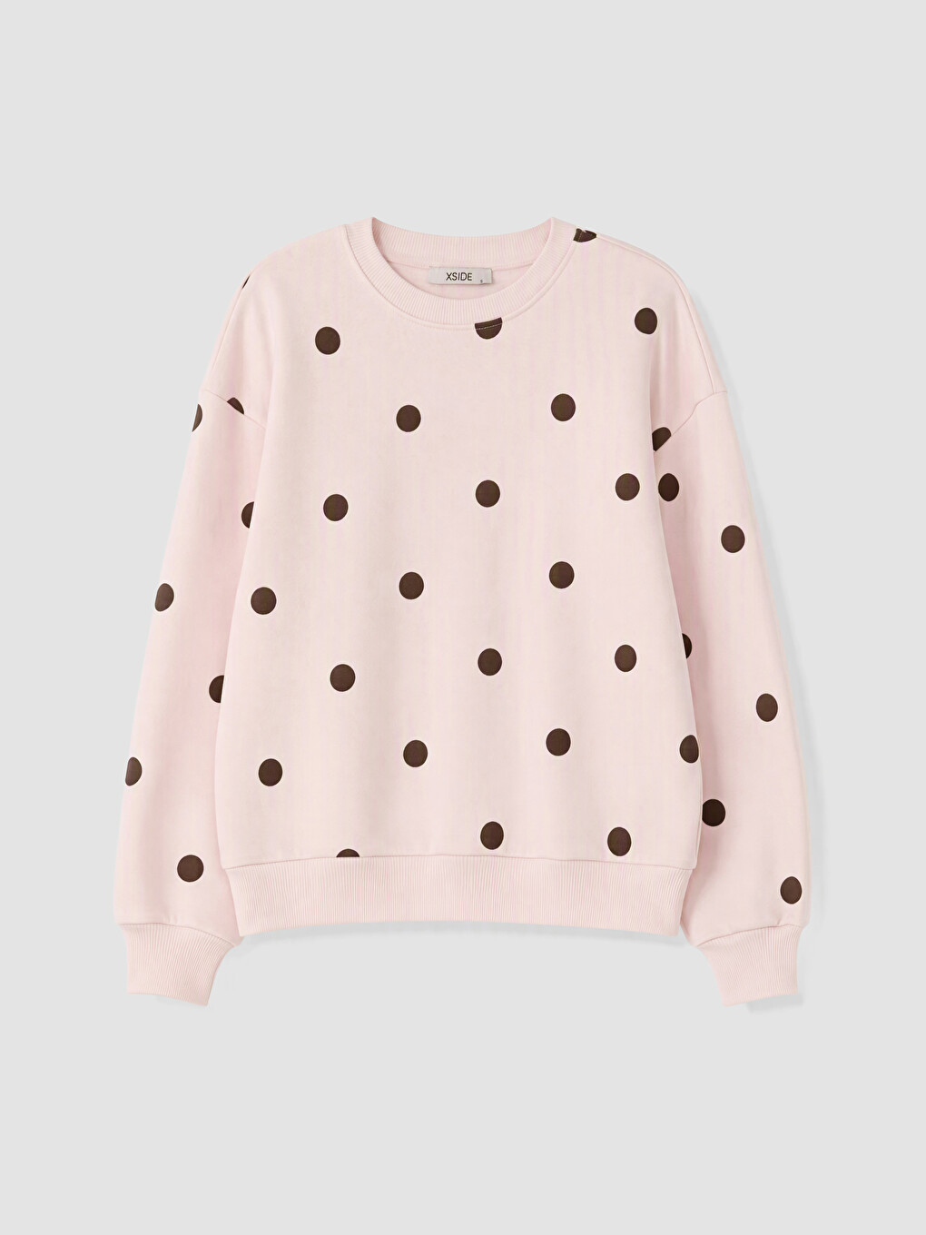 Polka Dot Oversize Women's Thick Sweatshirt-4