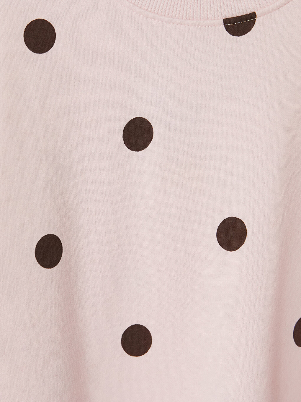 Polka Dot Oversize Women's Thick Sweatshirt-5