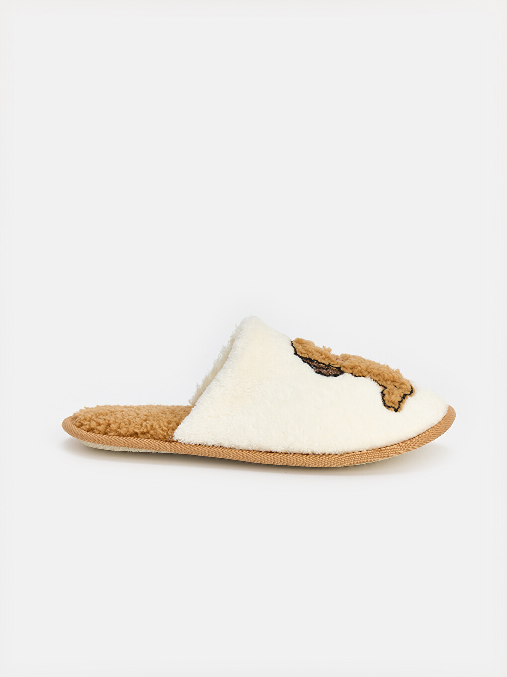 Woman Ecru Home Slippers-2