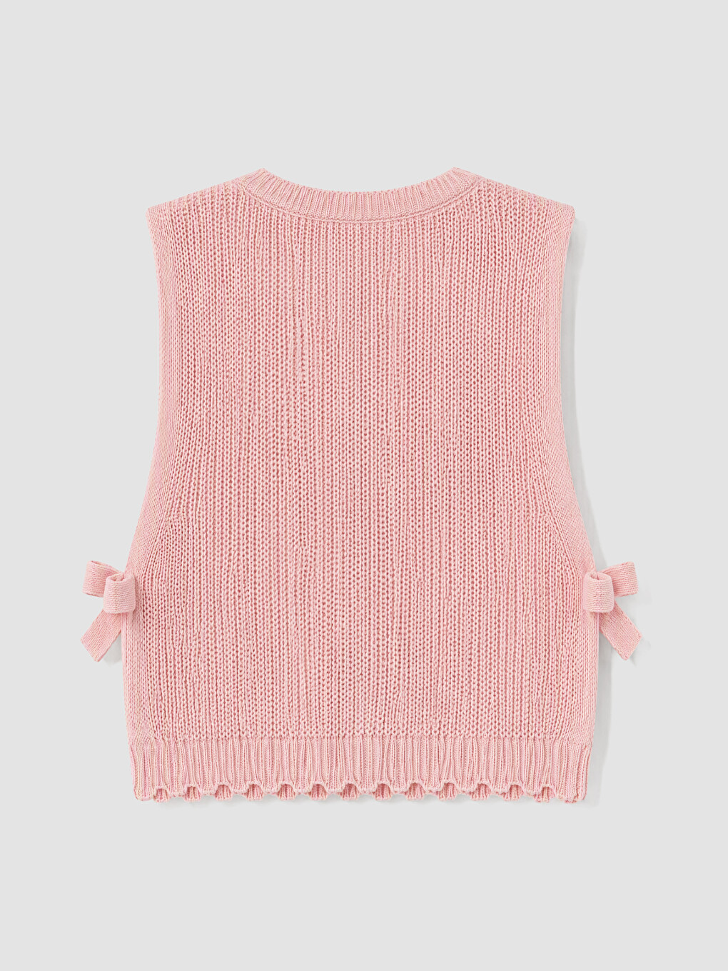 Pembe Nakışlı Kız Çocuk Elbise Ve Süveter-3