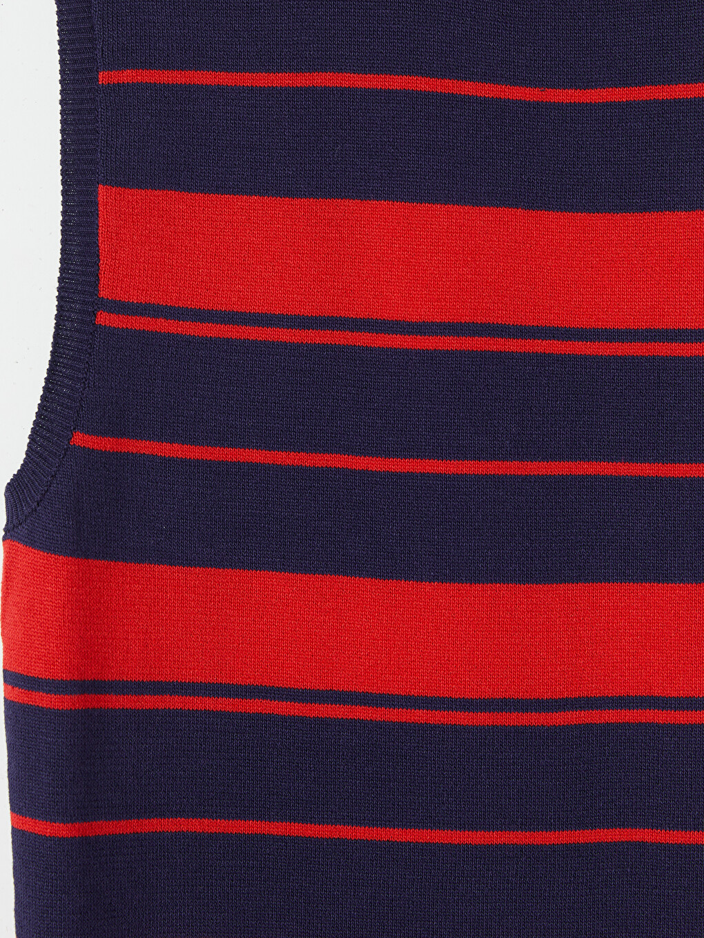 Débardeur En Maille À Rayures À Col Rond Pour Femme-6