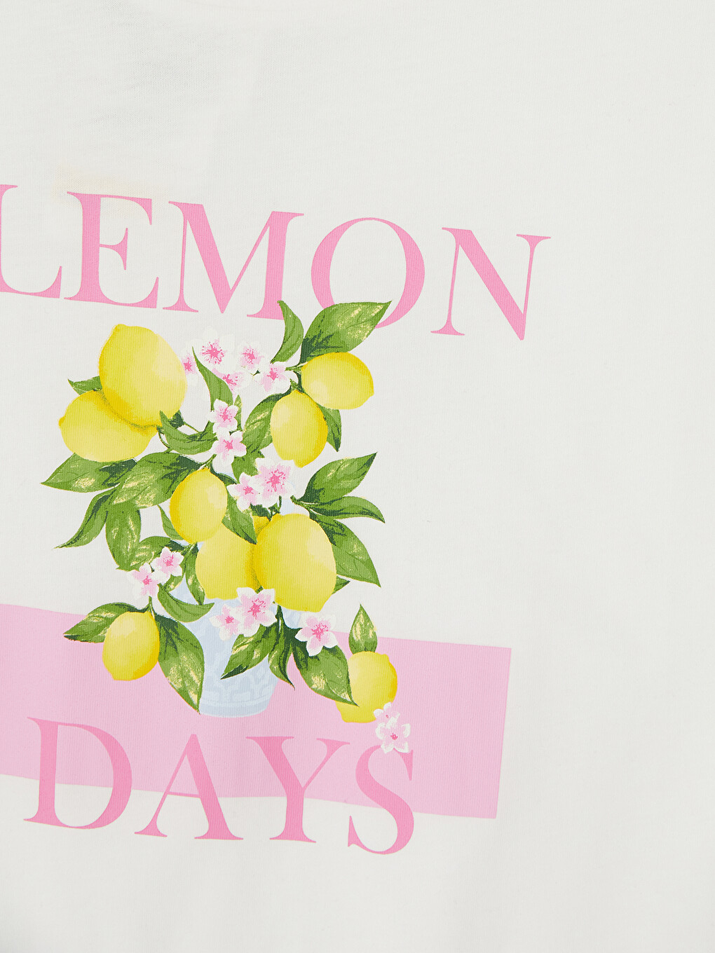 Pembe Limon Baskılı Kadın Şortlu Pijama Takımı-6