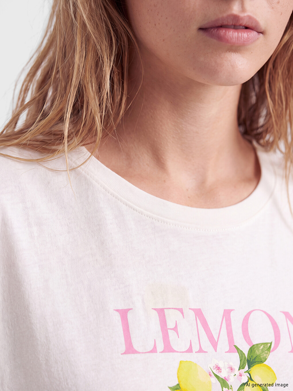 Pembe Limon Baskılı Kadın Şortlu Pijama Takımı-2