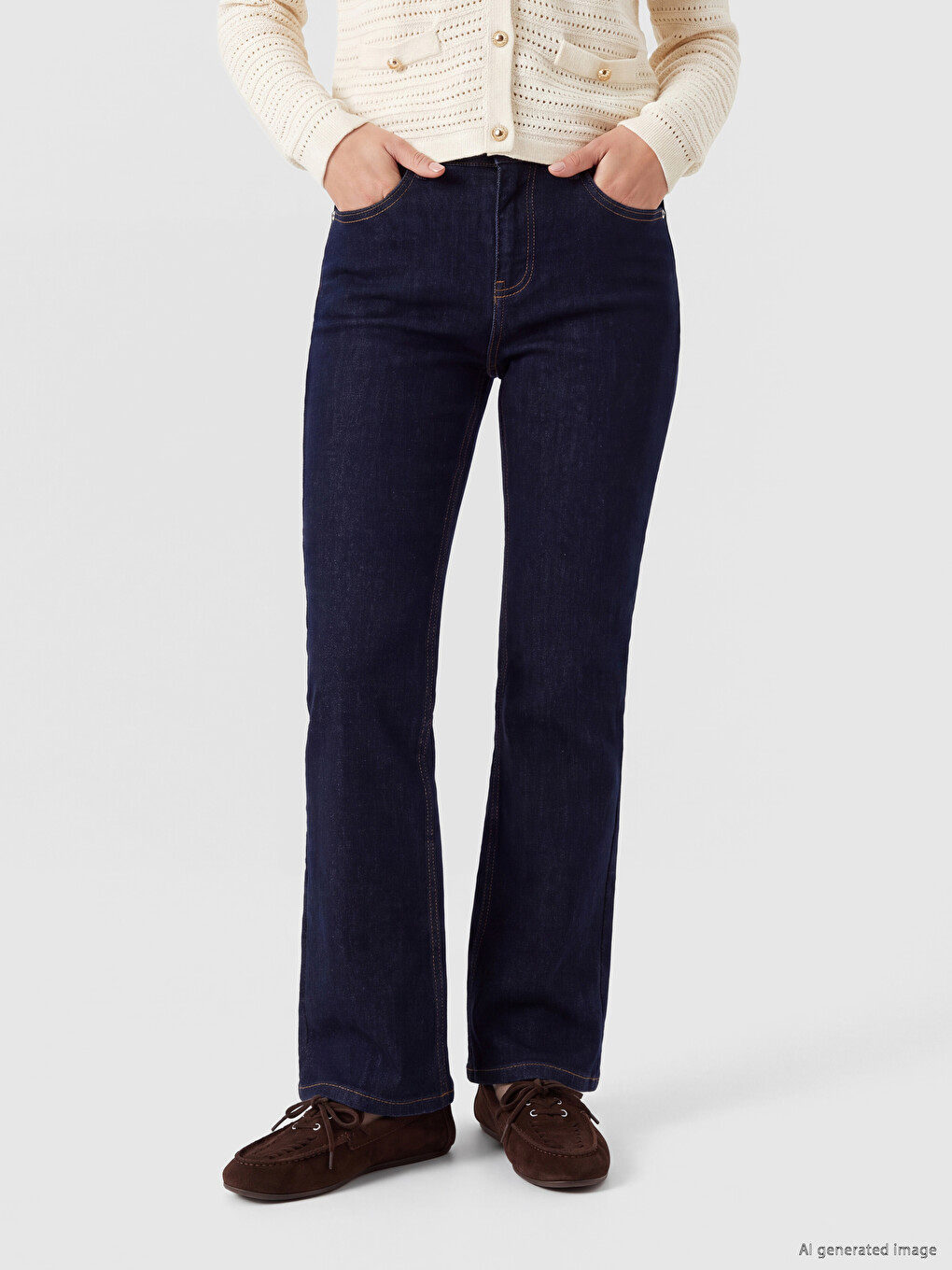 Petite Flare Women's Jeans-1