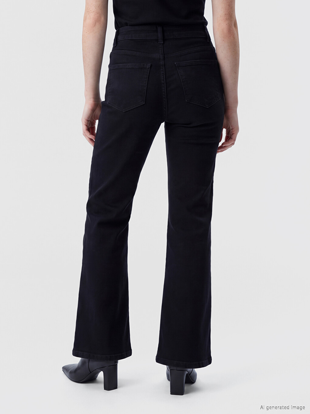 Woman Black Jeans-3