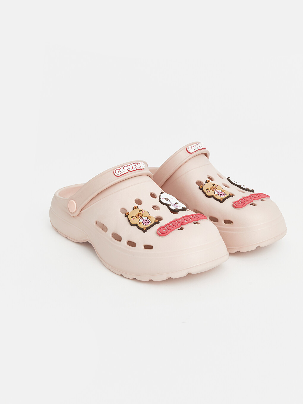 Pembe Capyfun Figürlü Kız Çocuk Sandalet